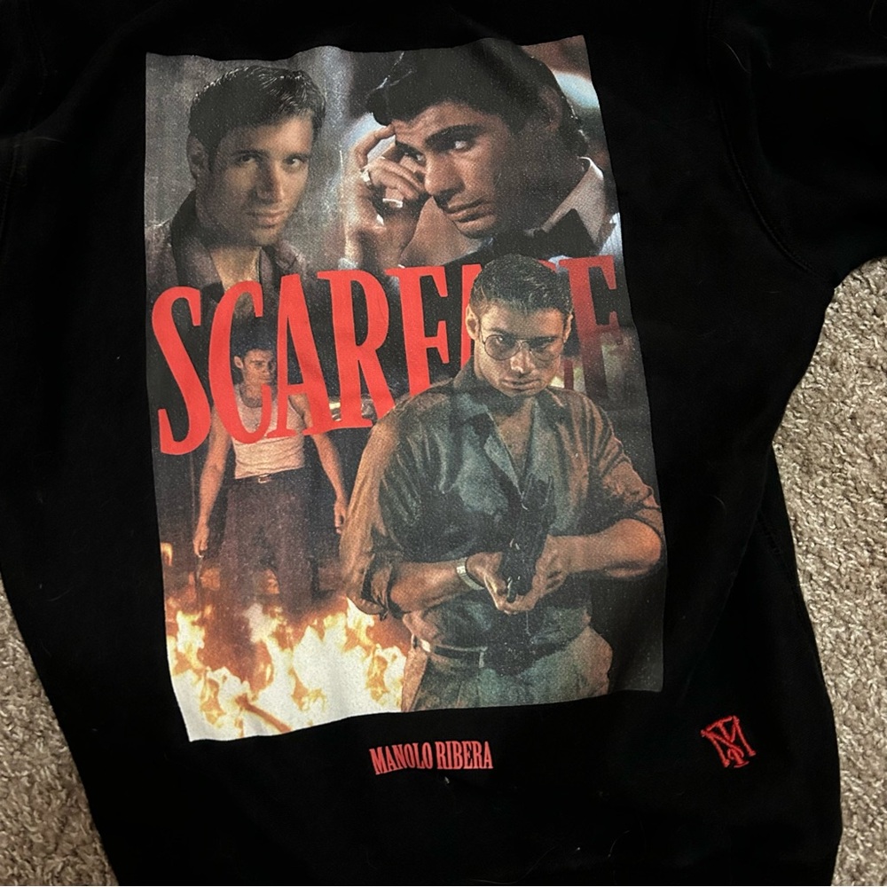 vintage scarface x shoe palace sweatshirt